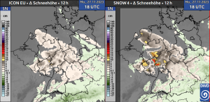 DWD Noch mehr Schnee im Anmarsch