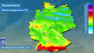 DWD Tiefdruckgebiete halten das Zepter in der Hand 5