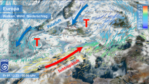 DWD Von neuem Schnee gefrierendem Regen und Modellchaos 1