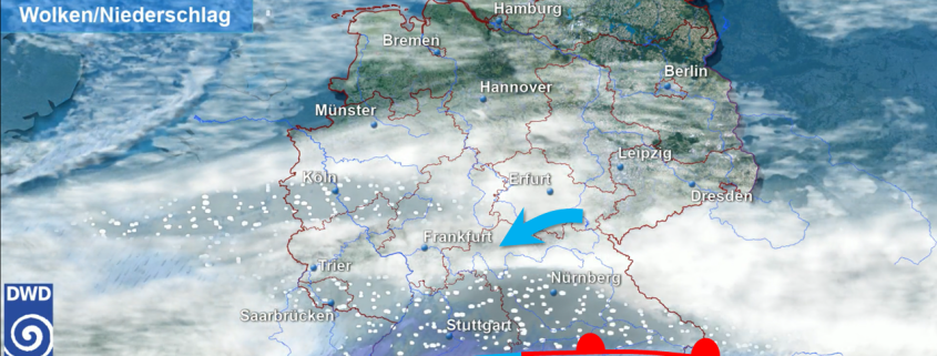 DWD Von neuem Schnee gefrierendem Regen und Modellchaos