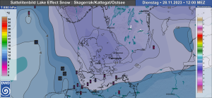 DWD Lake Effect Snow Verbindendes meteorologisches Phaenomen zwischen Ostsee und Grossen Seen 2