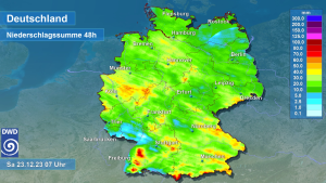 DWD Regen nimmt kein Ende