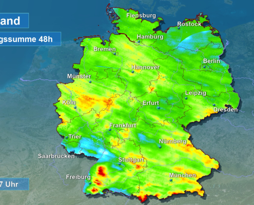 DWD Regen nimmt kein Ende