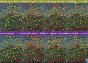 DWD Turbulente Vorweihnachtswoche 1