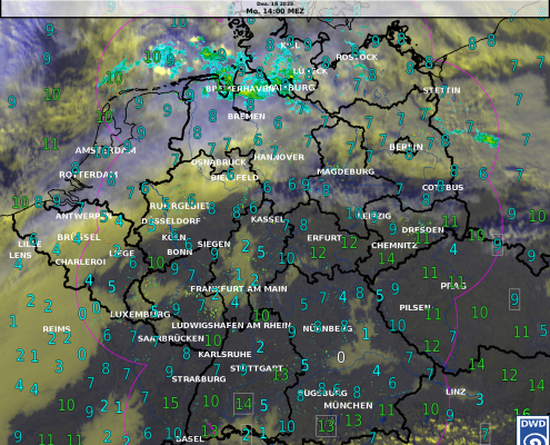 Turbulente Vorweihnachtswoche 2 DWD Turbulente Vorweihnachtswoche
