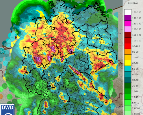 DWD Weihnachten 2023 Regen Wind und mild