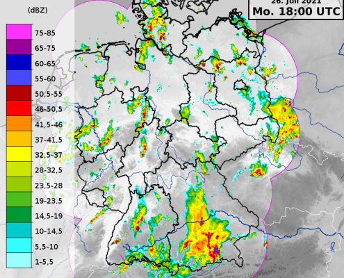 Das Niederschlagsradar 13 DWD Das Niederschlagsradar