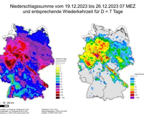 DWD Hintergrundbericht zum Weihnachtshochwasser