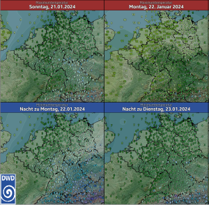 DWD IRIS stellt das Wetter um 2