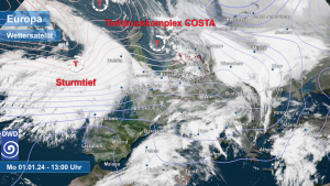 DWD Turbulentes Wetter zum Jahresstart 1