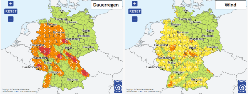 DWD Turbulentes Wetter zum Jahresstart