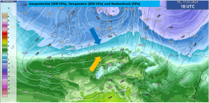 DWD Unwetter durch Luftmassengrenzen 1