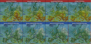 DWD Das Wetter in Europa zum meteorologischen Fruehlingsbeginn