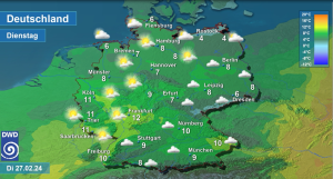 DWD Maerchenhaftes Wetter