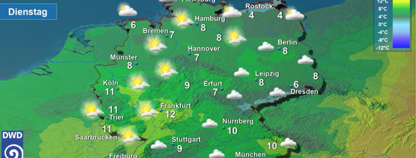 DWD Maerchenhaftes Wetter