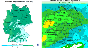 DWD Zu mild und feucht