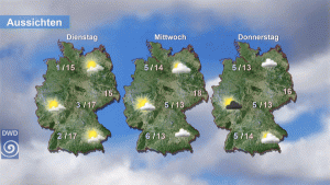 DWD Aprilwetter im Maerz