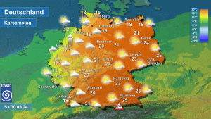 DWD Eiersuche dieses Jahr im Klee oder im Schnee 1