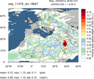 DWD Saharastaub und Wolken eine optisch sehr ansprechende Kombination 1