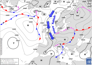 DWD Nach Fruehsommer Wochenende nun kuehles Aprilwetter 1