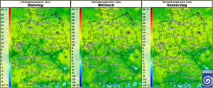 DWD Nach Fruehsommer Wochenende nun kuehles Aprilwetter 2