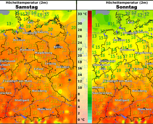 Nach Frühsommer-Wochenende nun kühles Aprilwetter 2 DWD Nach Fruehsommer Wochenende nun kuehles Aprilwetter