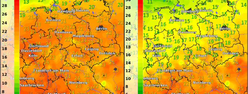 DWD Nach Fruehsommer Wochenende nun kuehles Aprilwetter