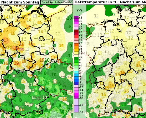 Spannender nächtlicher Temperaturverlauf in Oberbayern 9 DWD Spannender naechtlicher Temperaturverlauf in Oberbayern