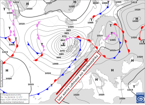 DWD Vom Aprilwetter in den Sommer