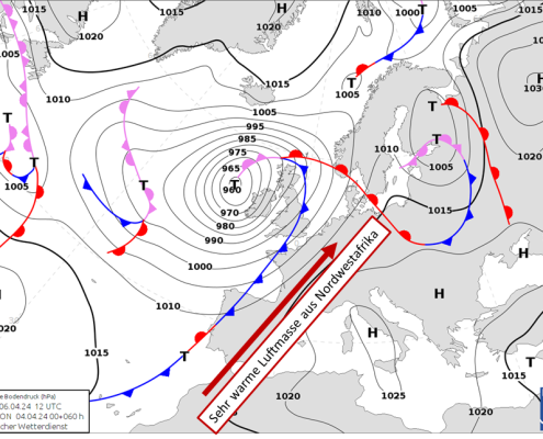 DWD Vom Aprilwetter in den Sommer