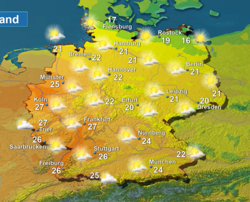 Sonne satt am Muttertag 6 DWD Sonne satt am Muttertag