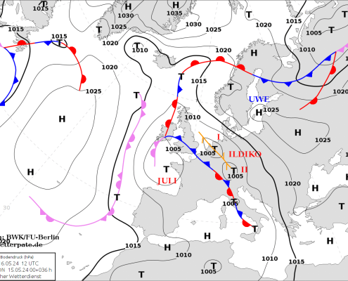 Viel Regen für die Südwesthälfte 2 DWD Viel Regen fuer die Suedwesthaelfte