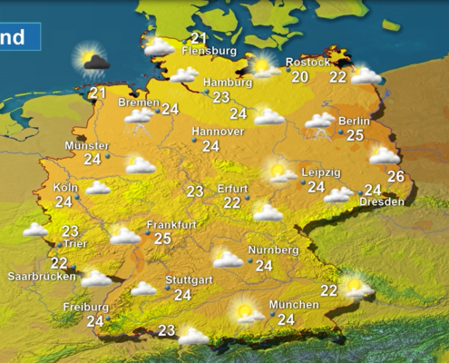 DWD Wie wird das Wetter von Trinitatis bis Fronleichnam