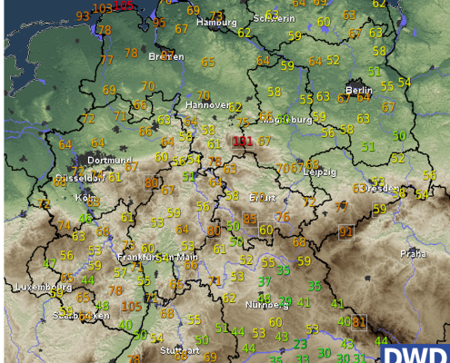 DWD Die Ruhe nach dem Sturm
