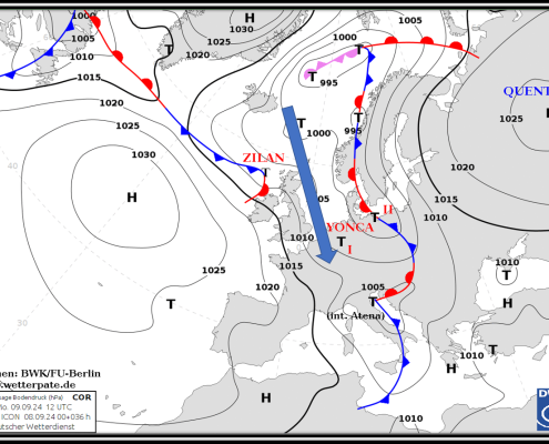 DWD Wetterumschwung