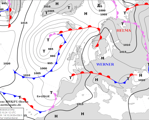 DWD Ruhiges Herbstwetter