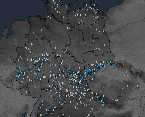 Kräftige Schneefälle, Frost und ein Warmlufteinschub. 20 DWD Kraeftige Schneefaelle Frost und ein Warmlufteinschub