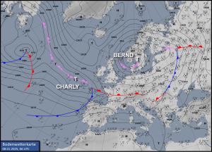 DWD Grenzwetterlage mit kraeftigen Schneefaellen erwartet
