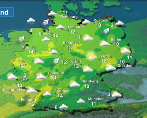 DWD Tief BERND und das Dreikoenigswetter 1