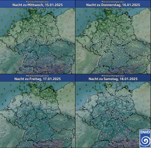 DWD Von Kaelte und historischen Schneestuermen