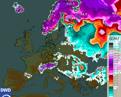 Eis und Schneelage zum Ende des meteorologischen Winters 202425 teil 1