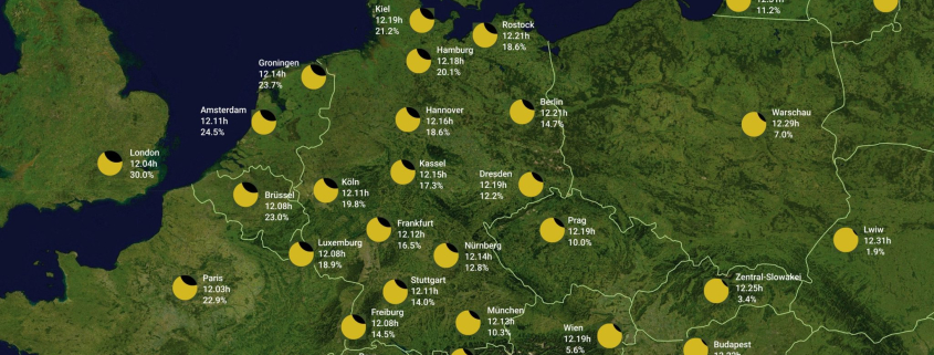 Das Wetter zur partiellen Sonnenfinsternis teil 1