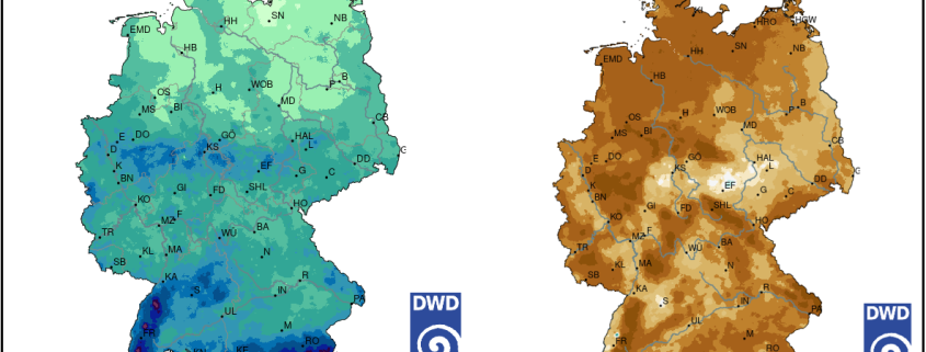 Anhaltende Trockenheit – Update und klimatologische Einordnung teil 1
