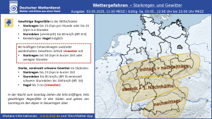 Heftige Gewitter drehen die Wetteruhr vom Fruehsommer zurueck zum Fruehling teil 2