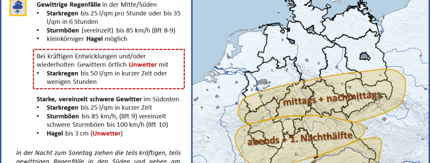 Heftige Gewitter drehen die Wetteruhr vom Fruehsommer zurueck zum Fruehling teil 2