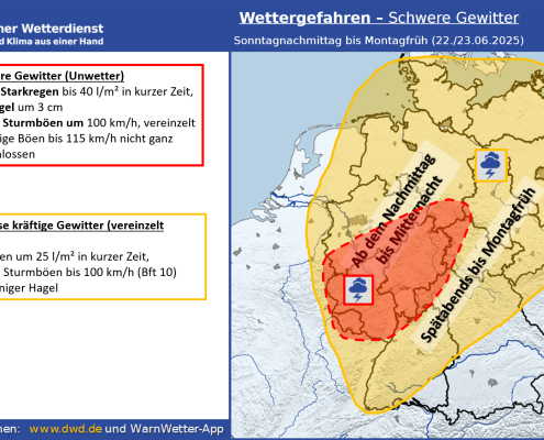 Auf Hitze folgen Gewitter und Sturm 1
