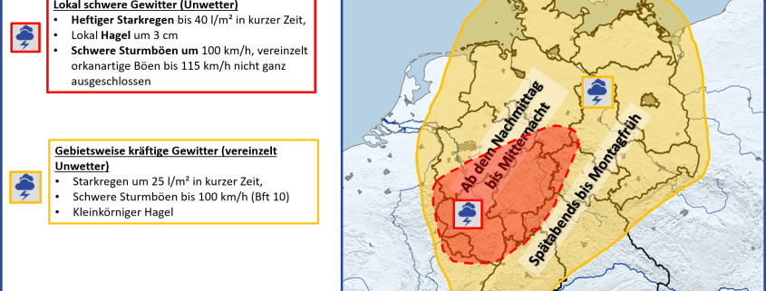 Auf Hitze folgen Gewitter und Sturm 1