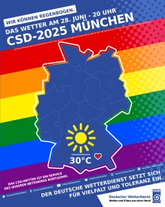 Bunt vielfaeltig und heiss Sommerwetter beim CSD in Muenchen und Leipzig 1