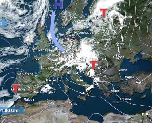 Heftige Regenfaelle in Osteuropa 1