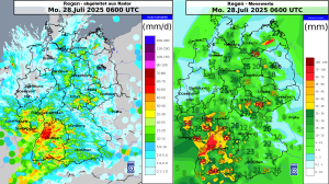 Regenreiches Wochenende 2